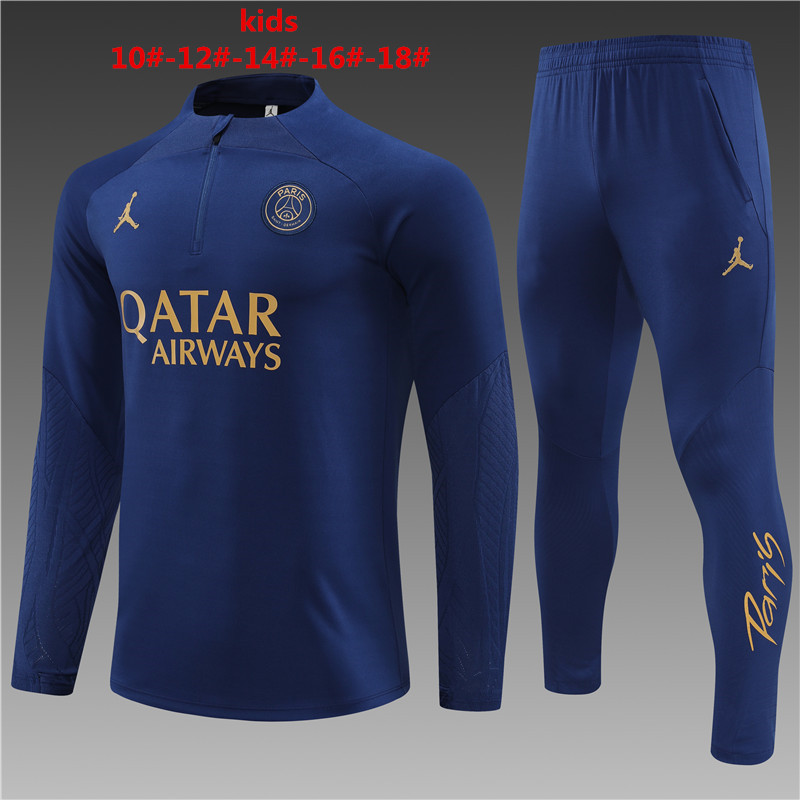23-24 Paris Kids Long Sleeve Training Suit Yupoo