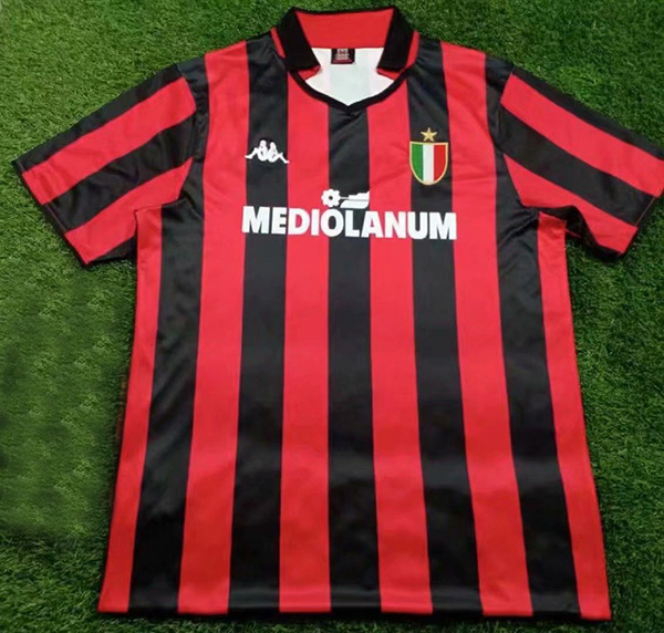 1988-89 AC Milan Home Retro Soccer Jerseys Yupoo