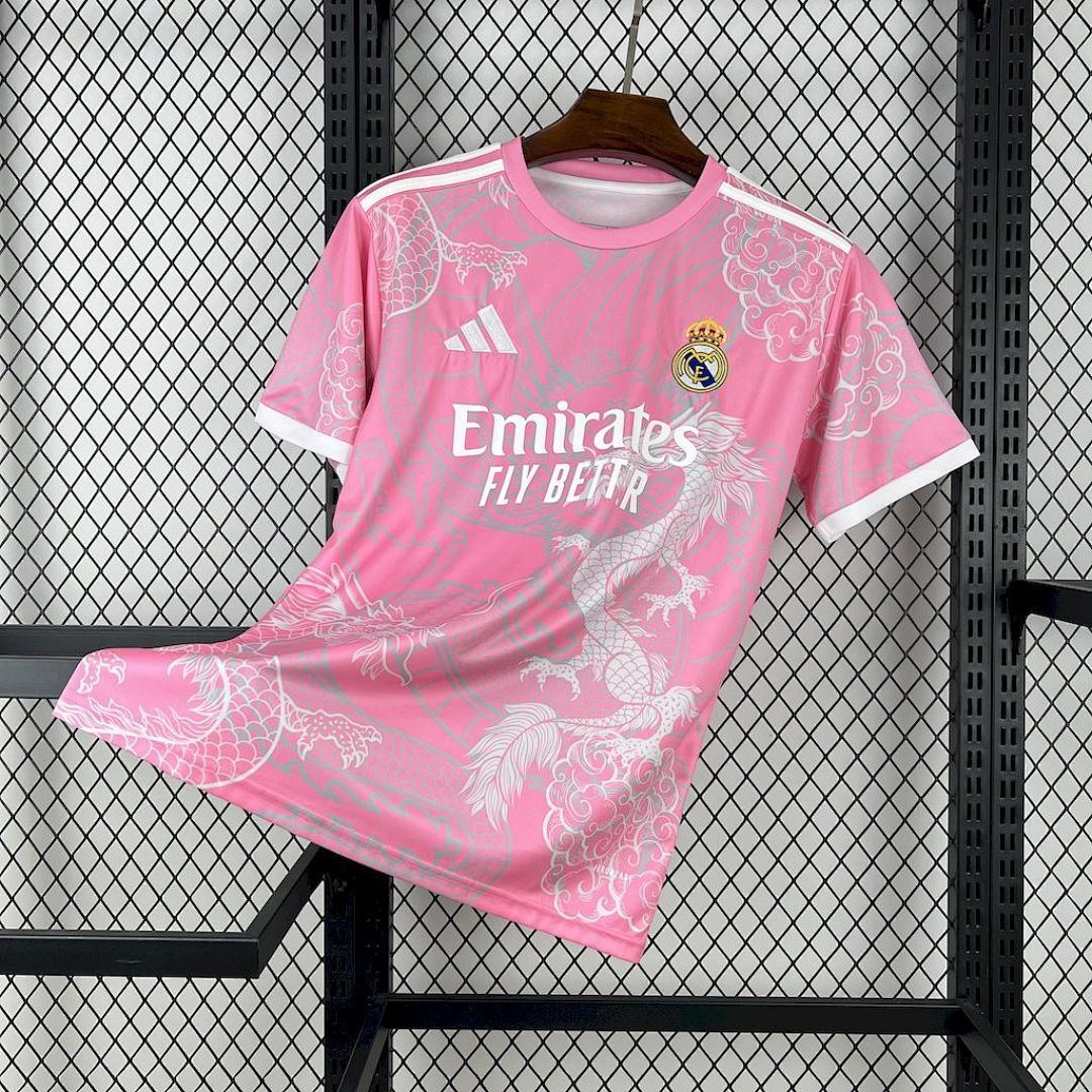 Real Madrid 2025/26 Pink Dragon Special Edition Jersey