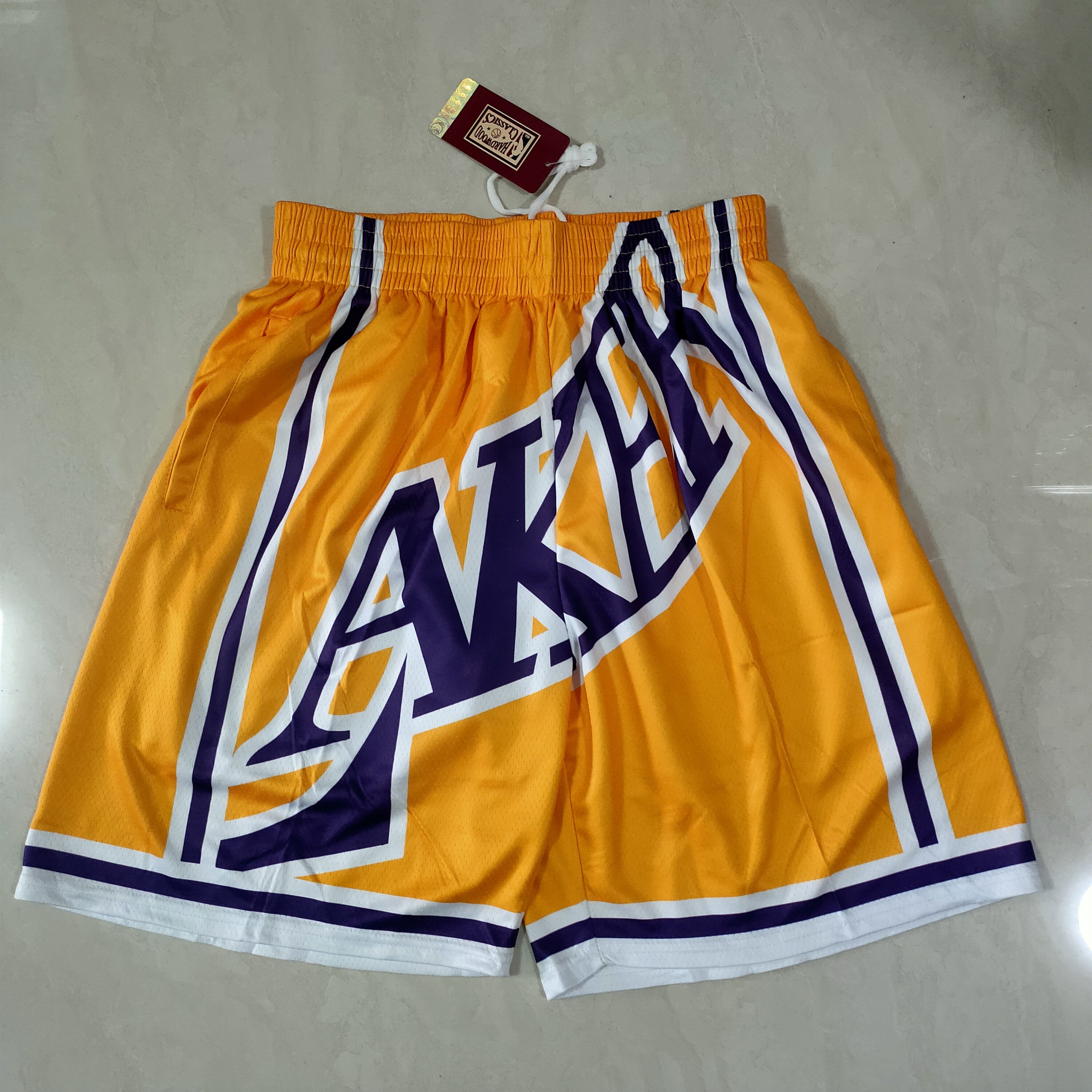 Lakers Pocket Shorts Embroidery