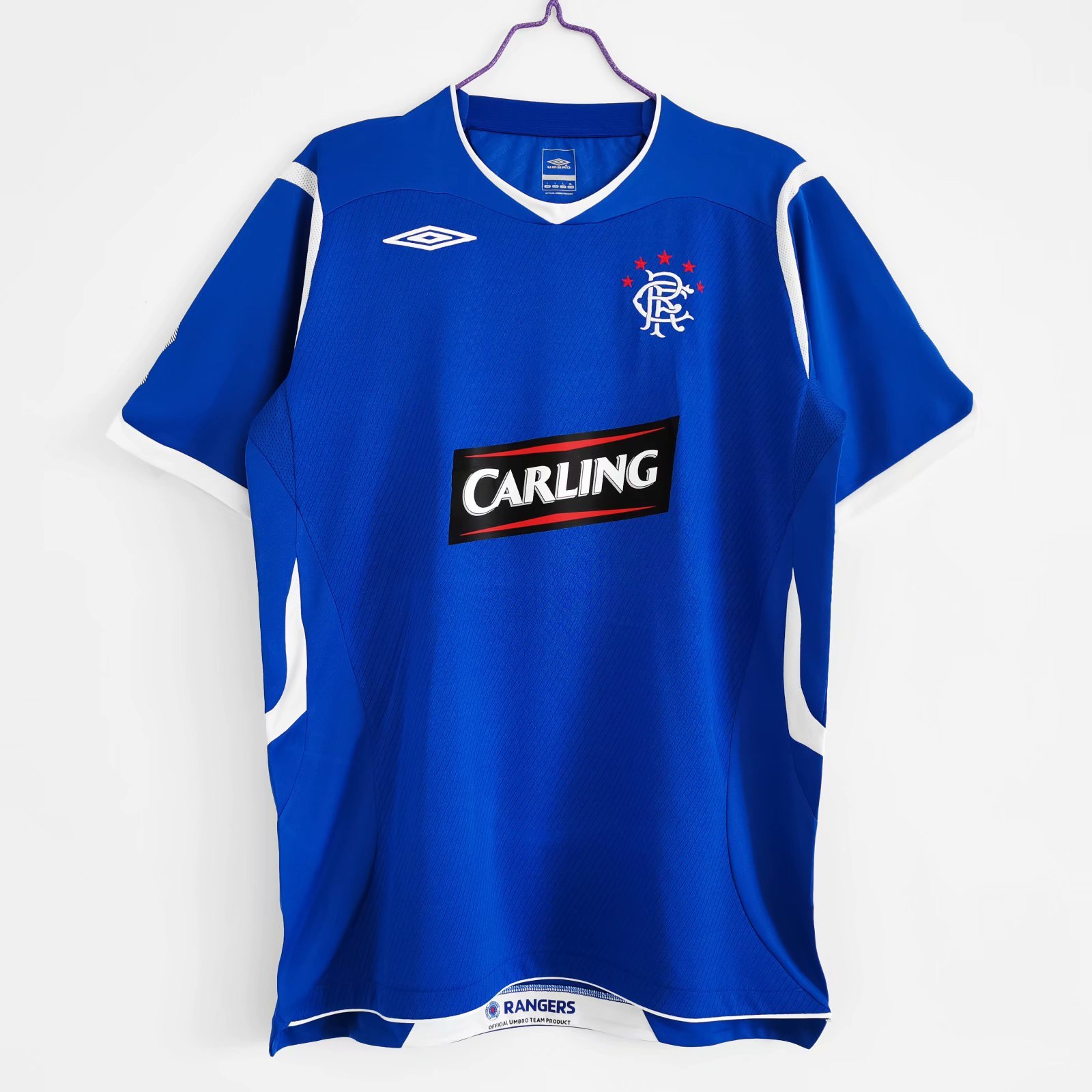 08-09 Rangers Home Retro Soccer Jerseys Yupoo