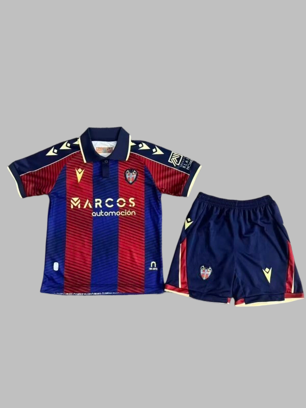 25-26 Levante Home Kids Cheap Soccer Jerseys Yupoo
