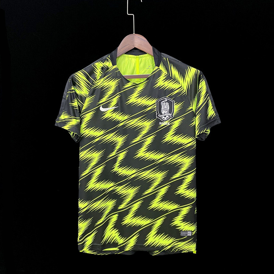 22/23 Korea pre-match training fluorescent green S-XXL