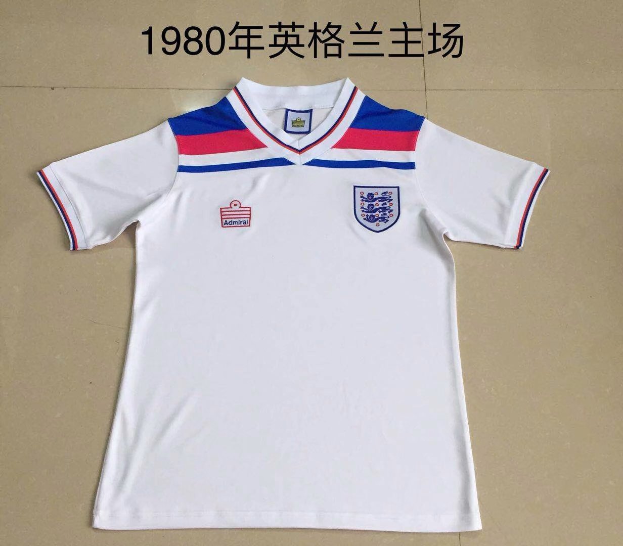 1980 England Home Soccer Jerseys Yupoo