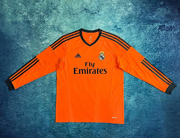 13-14 Real Madrid Third Retro Long Sleeve Soccer Jerseys Yupoo