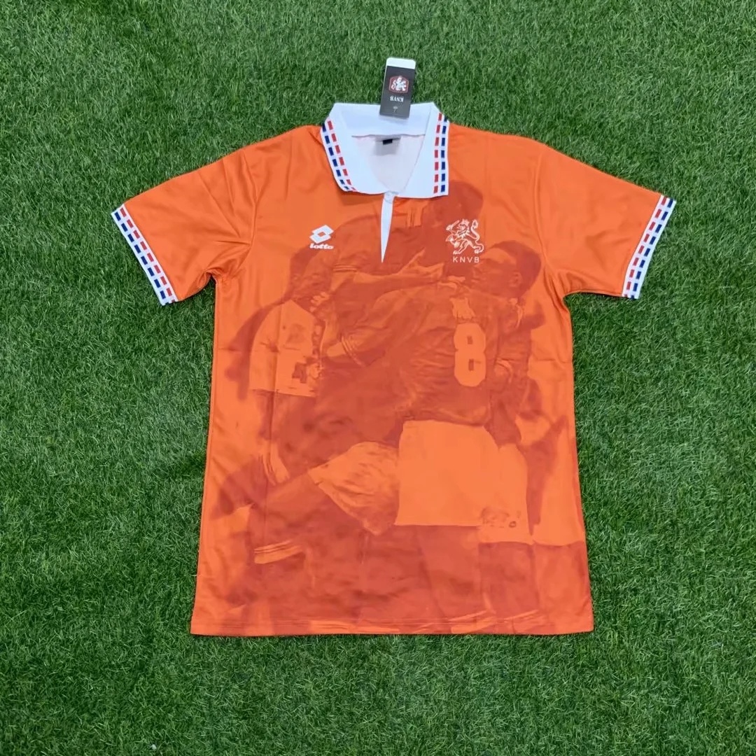 1996 Netherlands Home Retro Soccer Jerseys Yupoo
