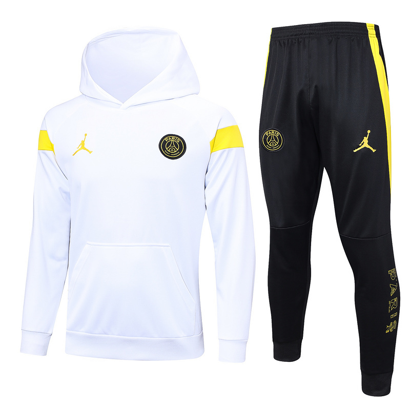 23-24 Paris White Hoodies Tracksuit Yupoo