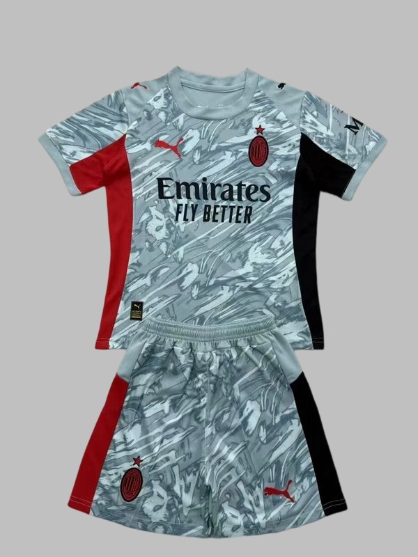 25-26 AC Milan Goalkeeper Kids Cheap Soccer Jerseys Yupoo
