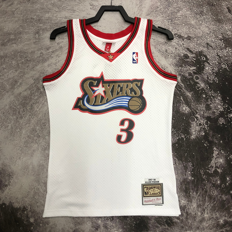 98 76ers #3 Retro Embroidery