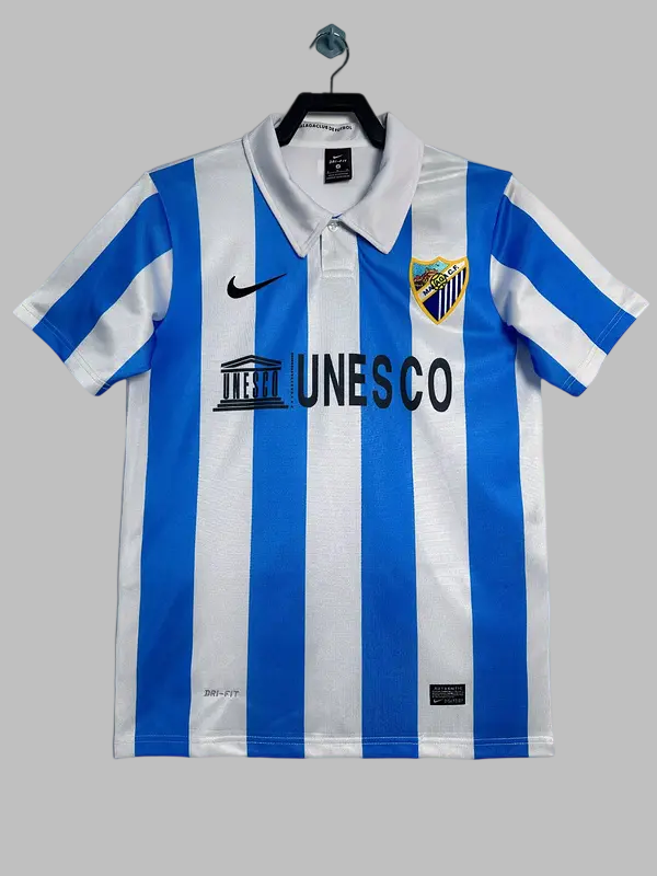 12-13 Malaga Home Retro Cheap Soccer Jerseys Yupoo