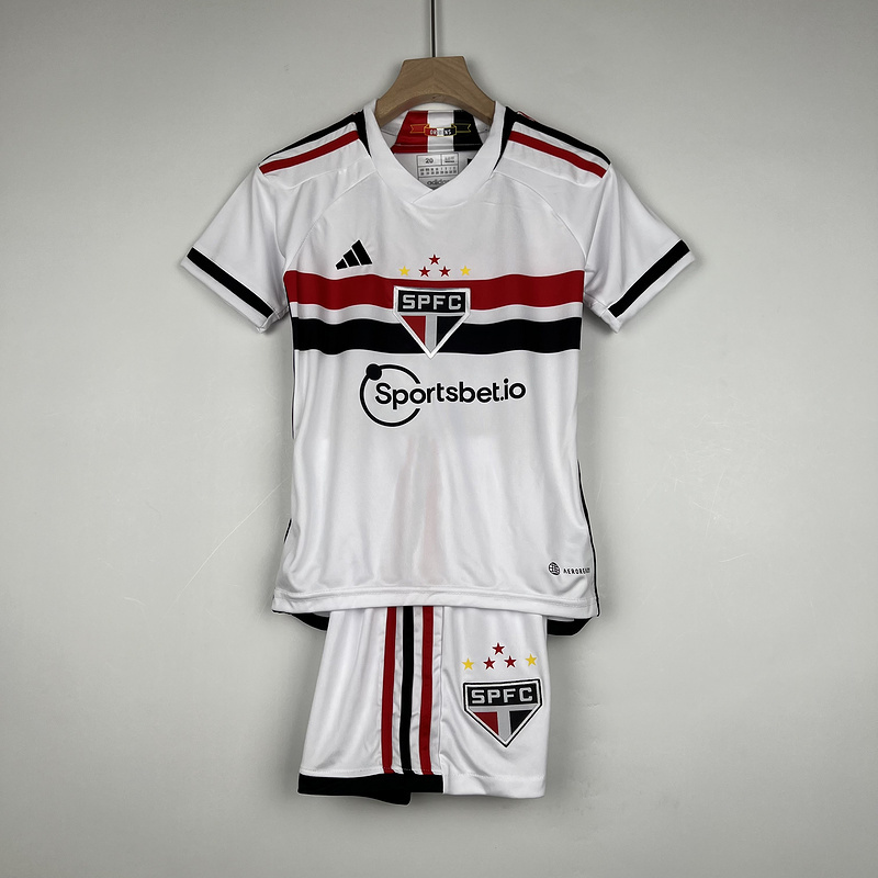 23-24 Sao Paolo Home Kids Soccer Jerseys Yupoo