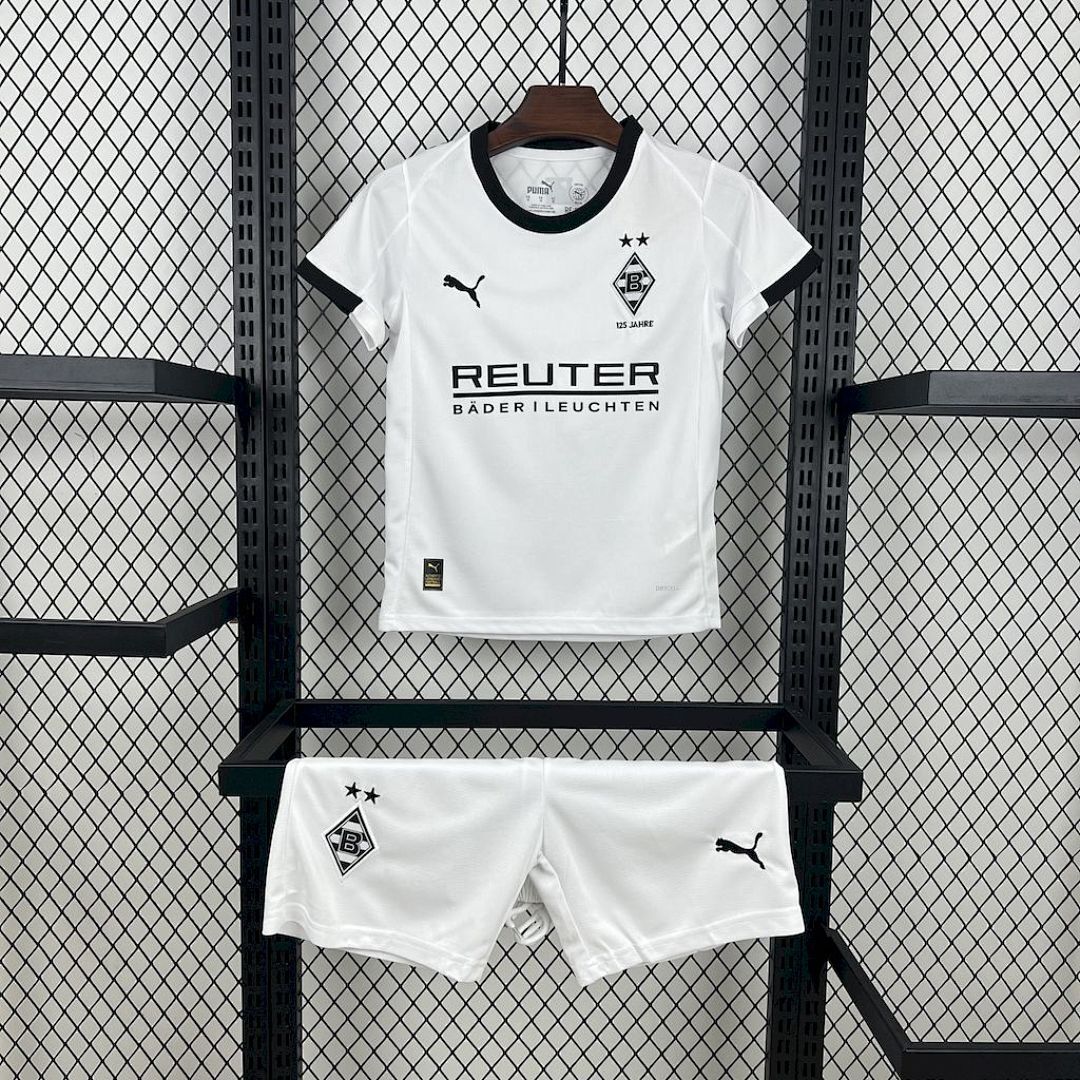 Borussia Mönchengladbach 2025/26 Home Kids Kit