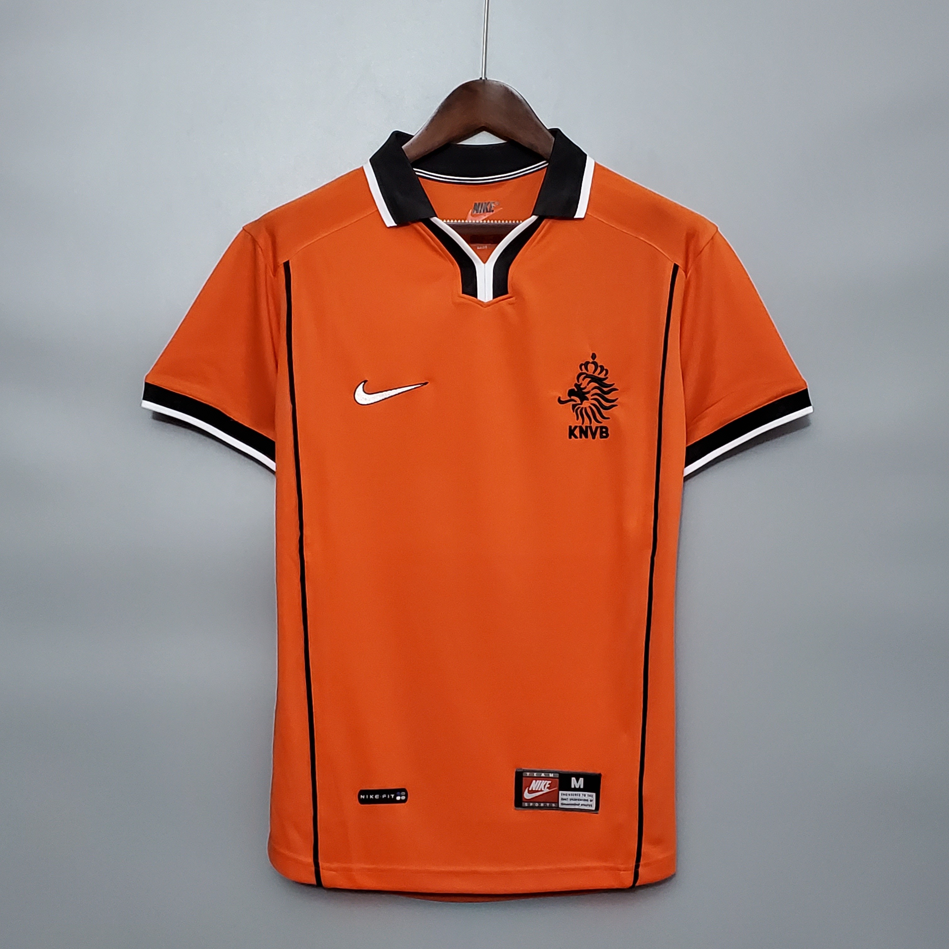 1998 Netherlands Home Retro Soccer Jerseys Yupoo