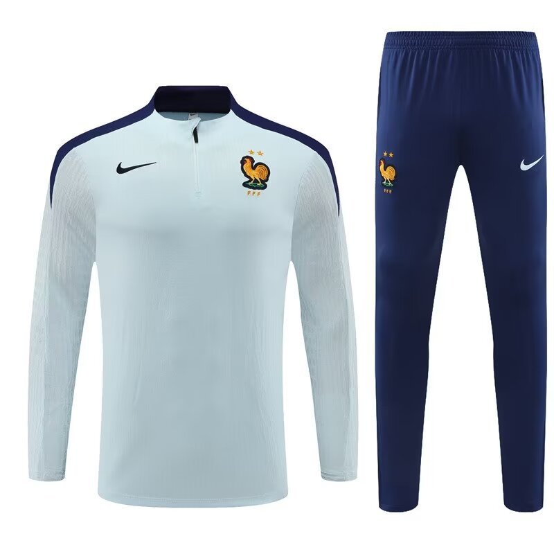 2024 France Long Sleeve Training Suit Yupoo