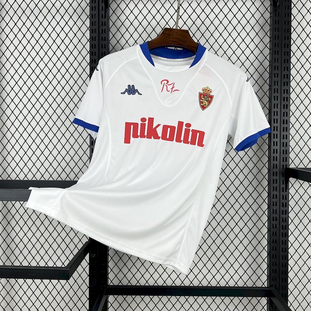Real Zaragoza 2001/02 Home Retro Jersey