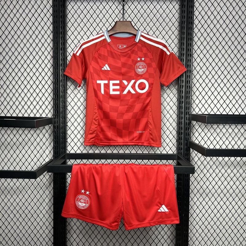 24-25 Aberdeen F.C Home Kids Soccer Jerseys Yupoo