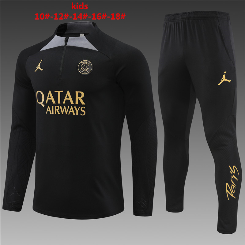 23-24 Paris Kids Long Sleeve Training Suit Yupoo