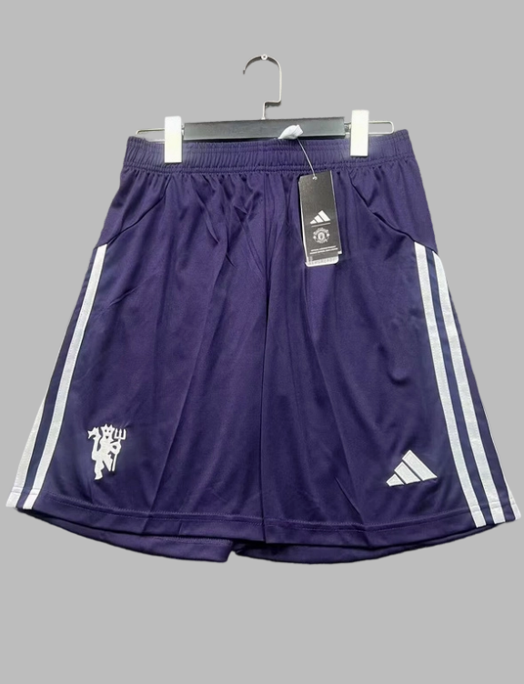 25-26 Man United Away Soccer Shorts Yupoo