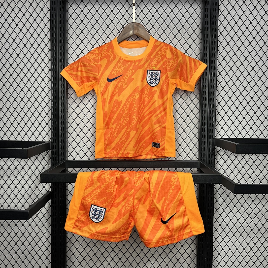 England 2024/25 Euro Goalkeeper uniform Kids Kit