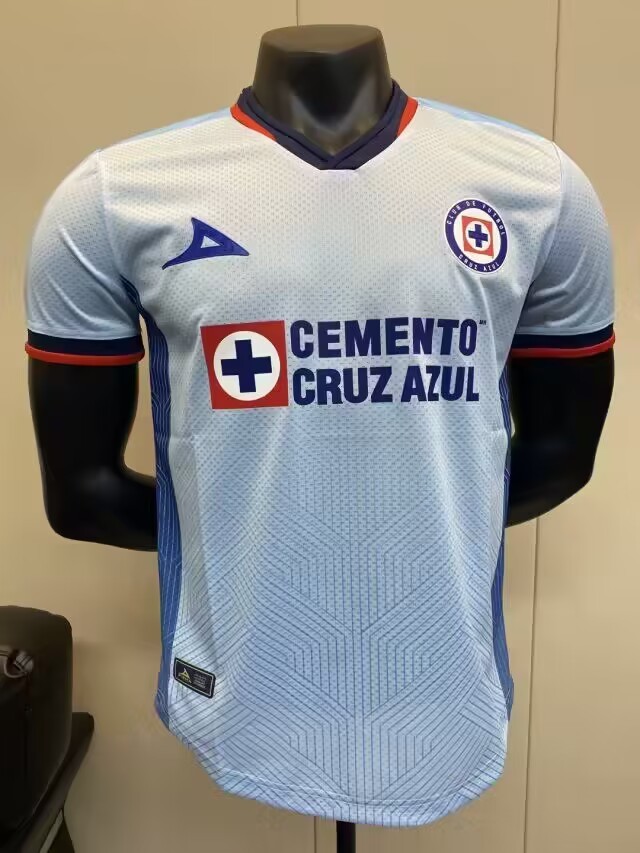 23-24 Cruz Azul Away Player Version Soccer Jerseys Yupoo