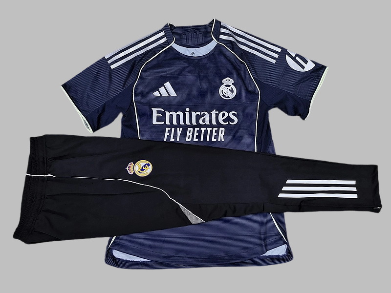 25-26 Real Madrid Away Short Sleeve+Pants Yupoo
