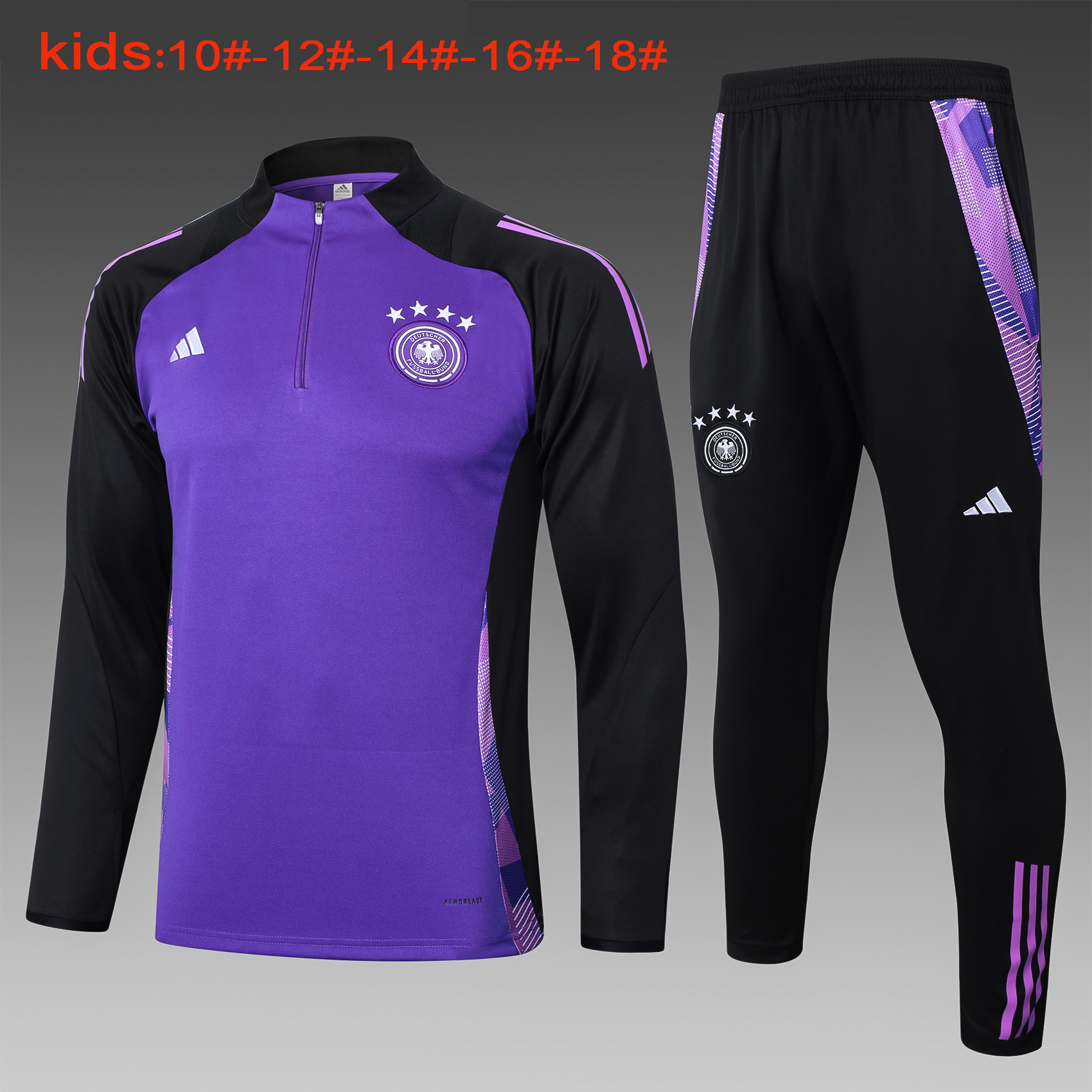 2024 Germany Kids Long Sleeve Training Suit Yupoo