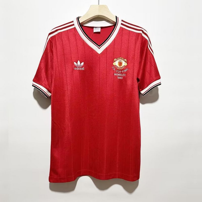 1983 M-anchester U-nited FA CUP FINAL Version Soccer Jerseys Yupoo