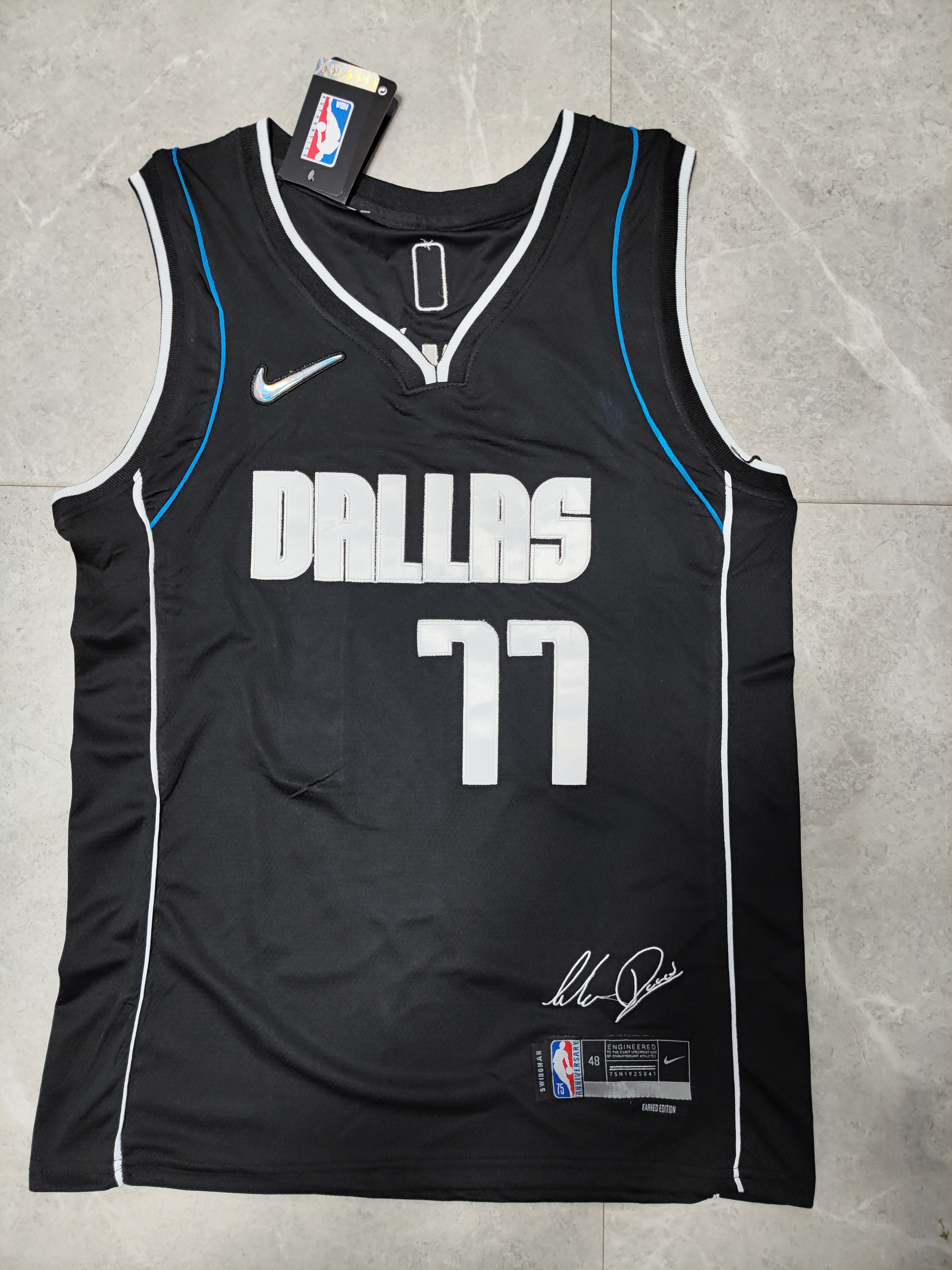 2022 Mavericks #77 Embroidery