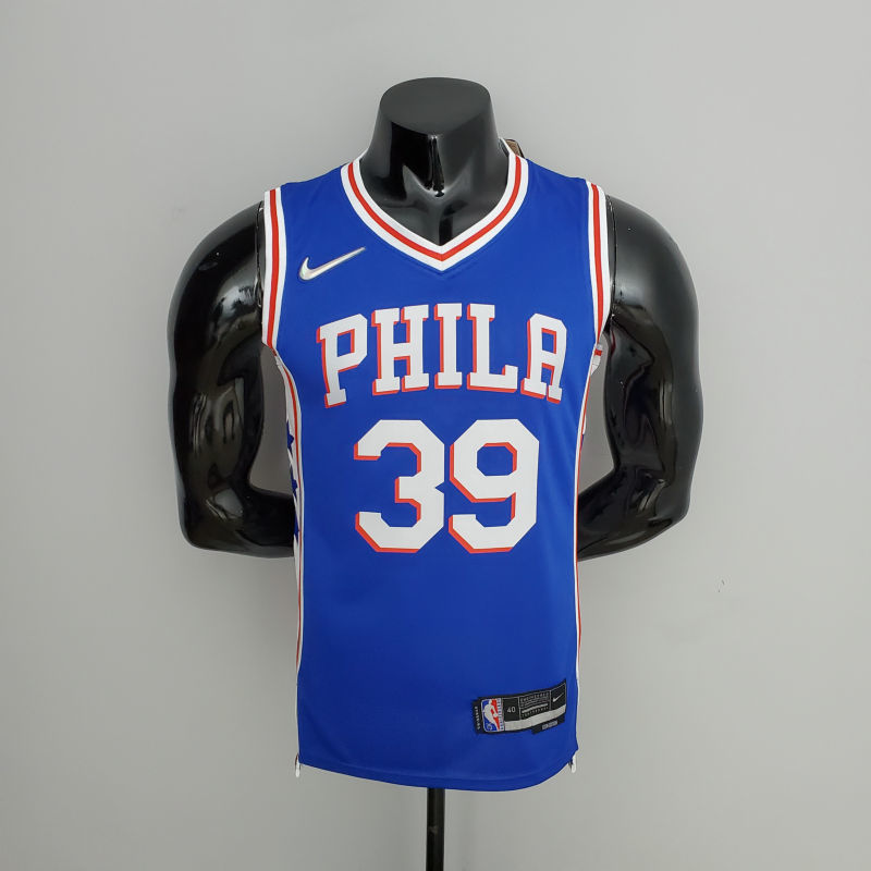75th Anniversary Philadelphia 76ers HOWARD#39 Blue NBA Jersey S-XXL