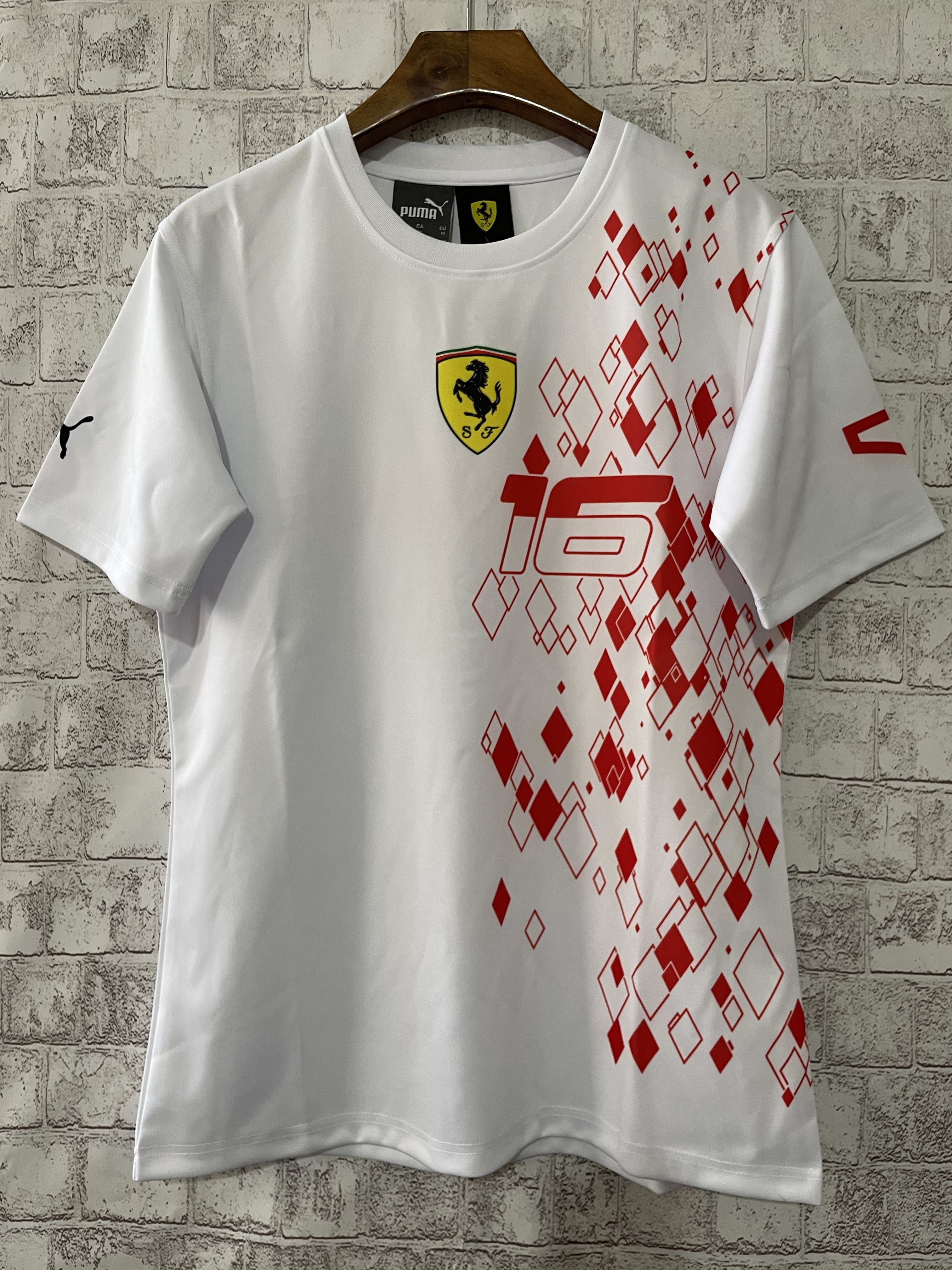 2023 Ferrari F1 white shirt