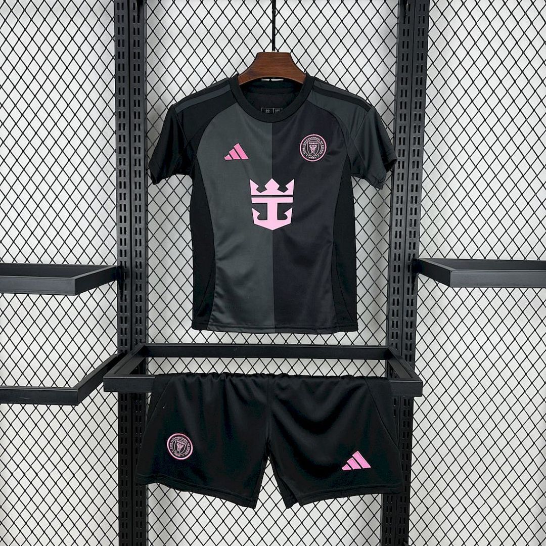 Inter Miami 2025/26 Away Kids Kit