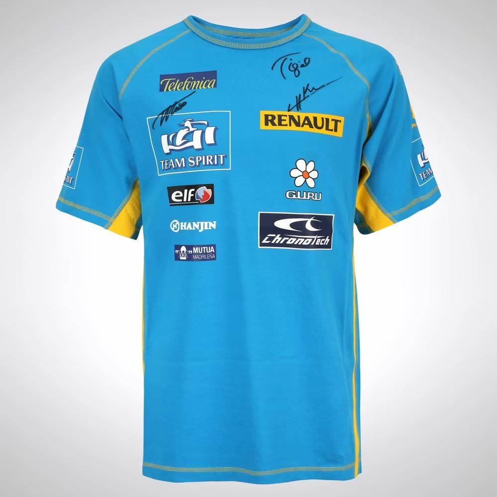 2023 Aston Martin retro F1 blue jersey