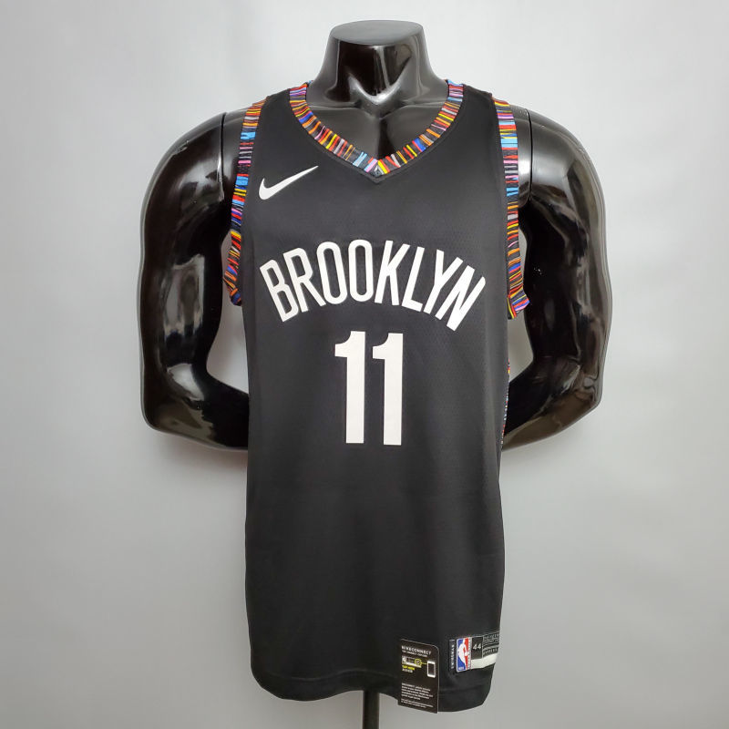 Irving #11 Brooklyn Nets City version black NBA jersey Size XS-XXL