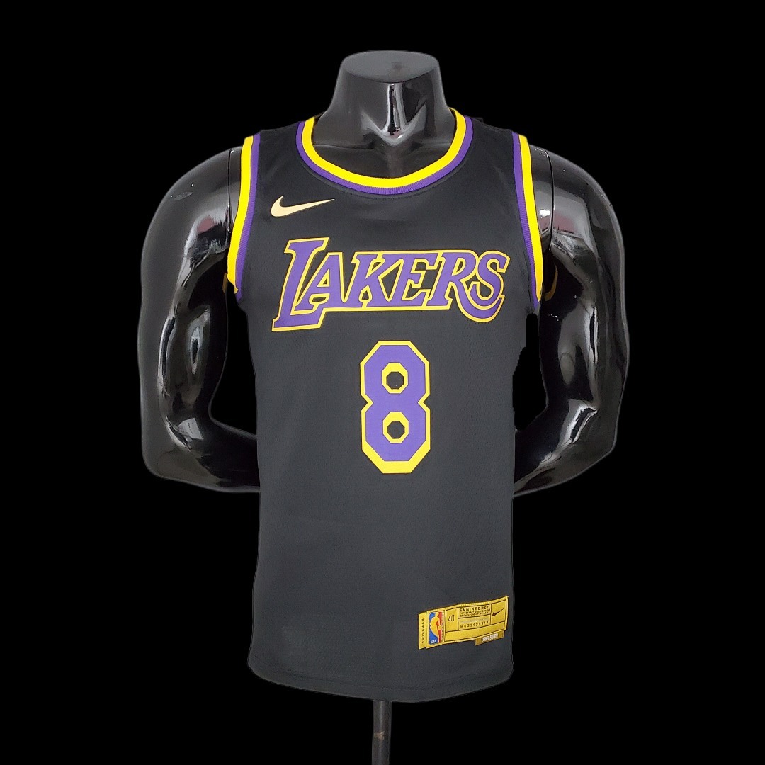 2021 Bryant #8 Lakers Bonus Edition Black NBA Jersey S-XXL