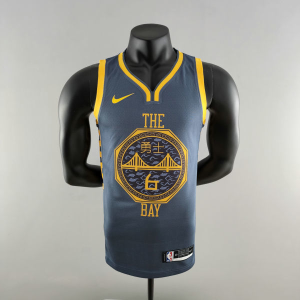 2018 YOUNG #6 Golden State Warriors Grey NBA Jersey S-XXL