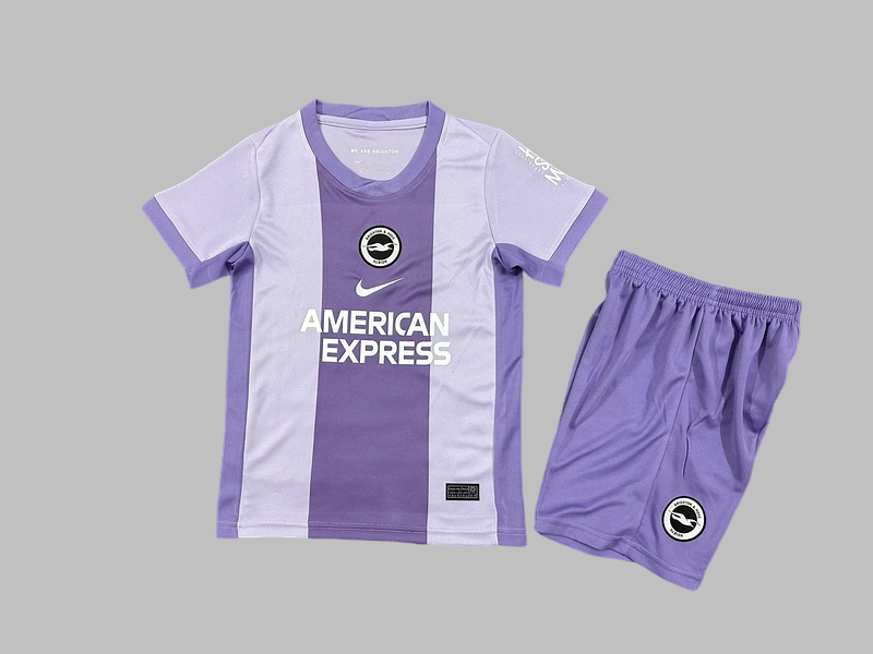 25-26 Brighton Away Kids Cheap Soccer Jerseys Yupoo