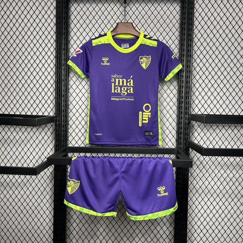 24-25 Malaga Away Kids Soccer Jerseys Yupoo