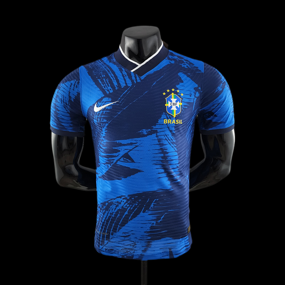 2022 Brazil player version Classic Blue S-XXL