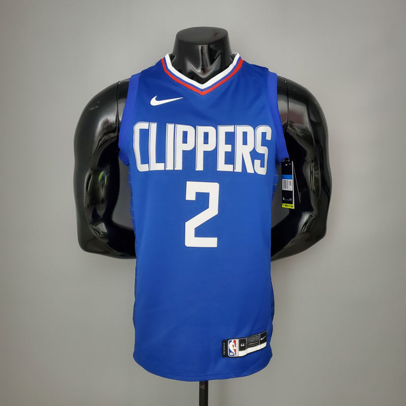 LEONARD#2 Clippers Limited Edition Blue NBA Jersey S-XXL