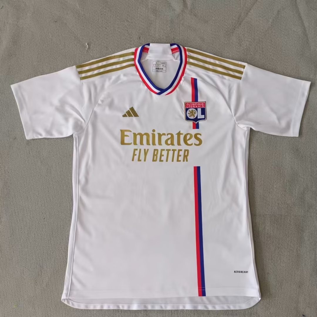 23-24 Lyon Home Soccer Jerseys Yupoo