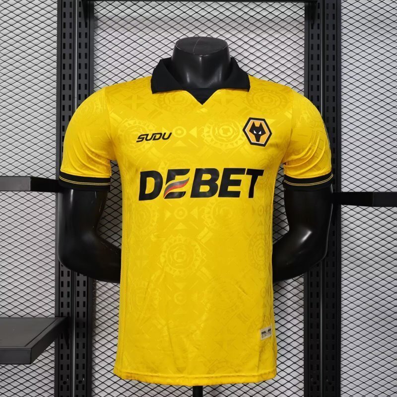 25-26 Wolverhampton Home Player Version Cheap Soccer Jerseys Yupoo