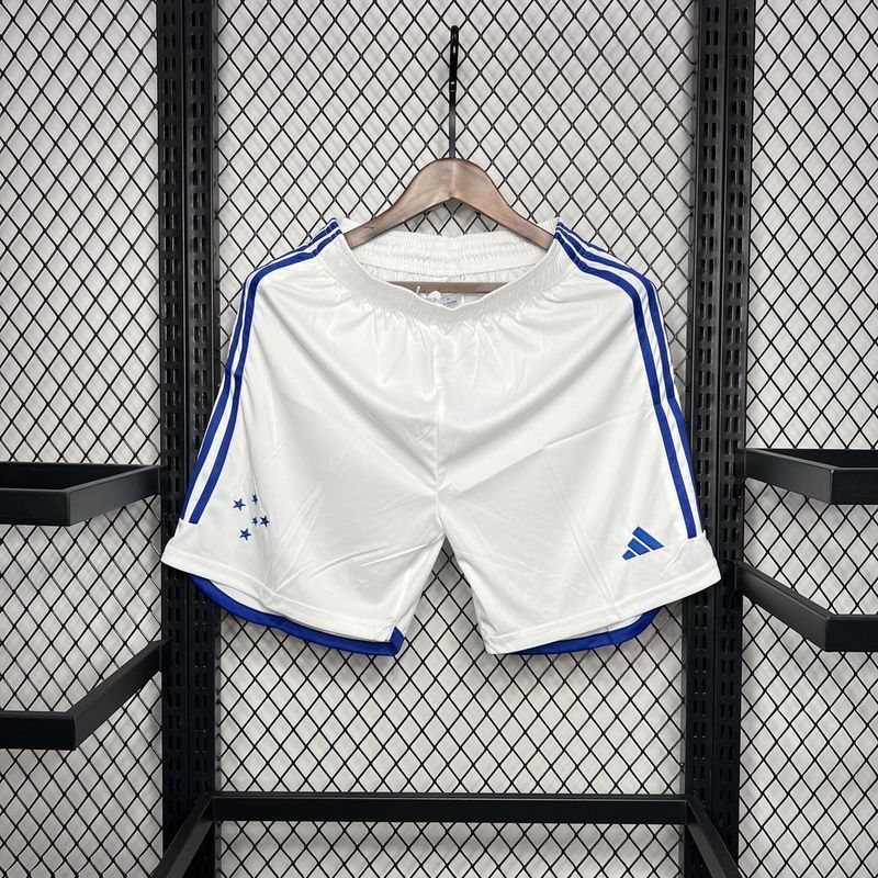 24-25 Cruzeiro Home Soccer Shorts Yupoo