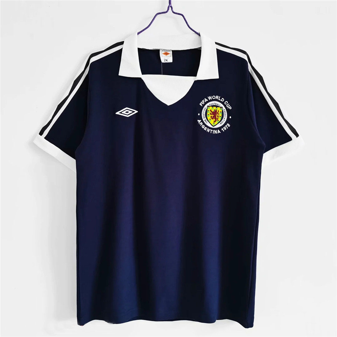 1978 Scotland Home Retro Soccer Jerseys Yupoo