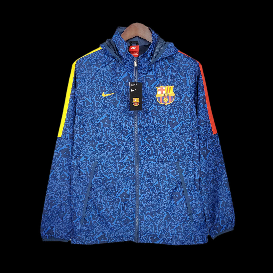 2122 Windbreaker Barcelona Blue Camouflage S-XXL