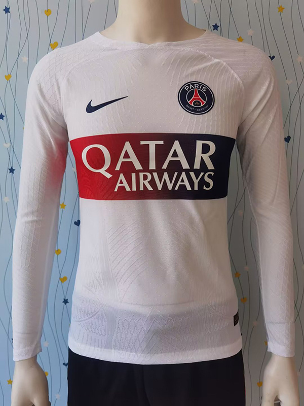 23-24 Paris Away Player Versin Long Sleeve Soccer Jerseys Yupoo