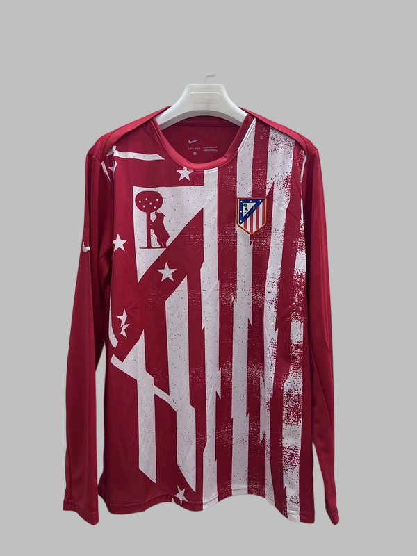 25-26 Atletico Madrid Long Sleeve Cheap Soccer Jerseys Yupoo