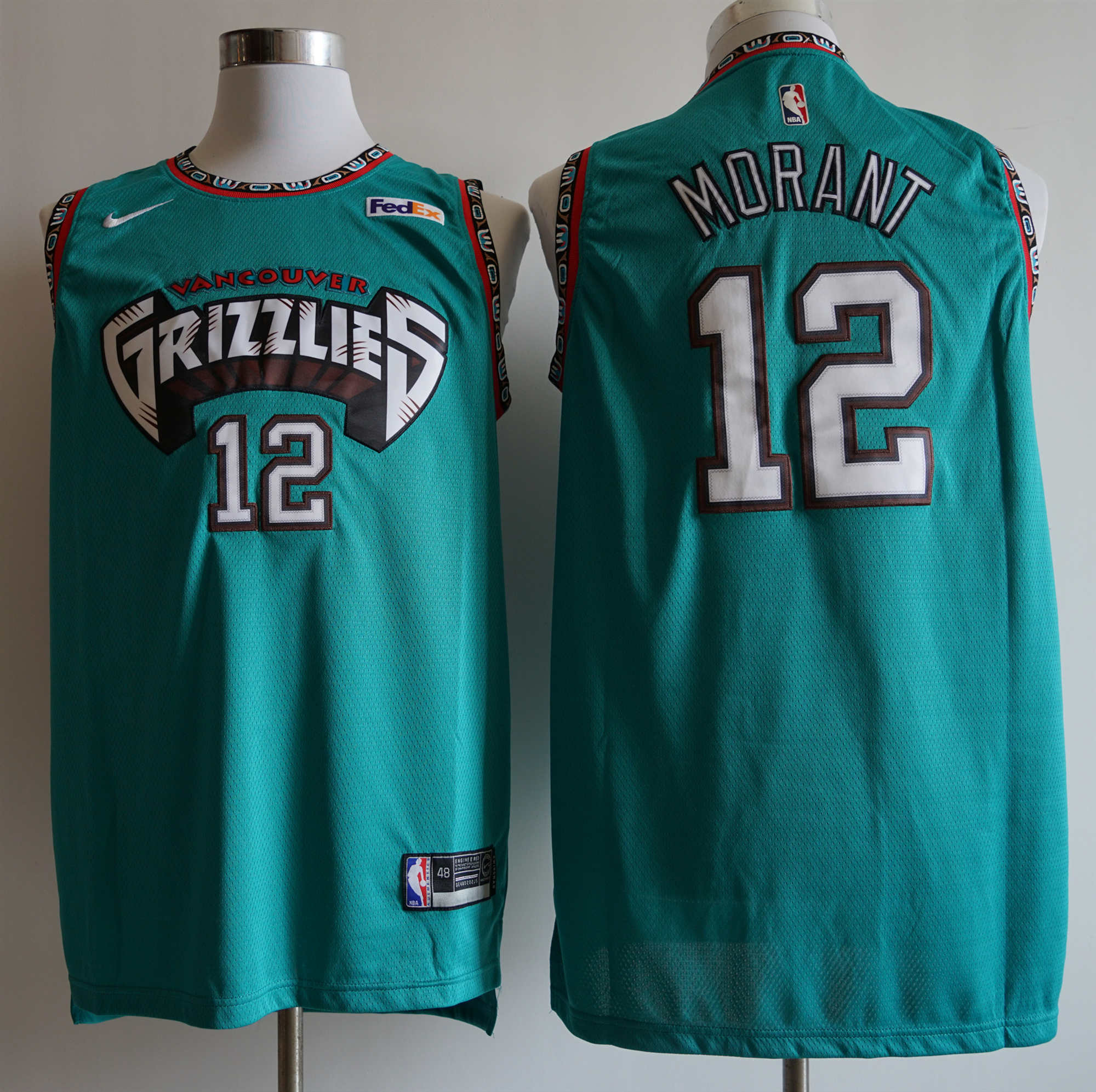Grizzlies #12 75th Anniversary Embroidery