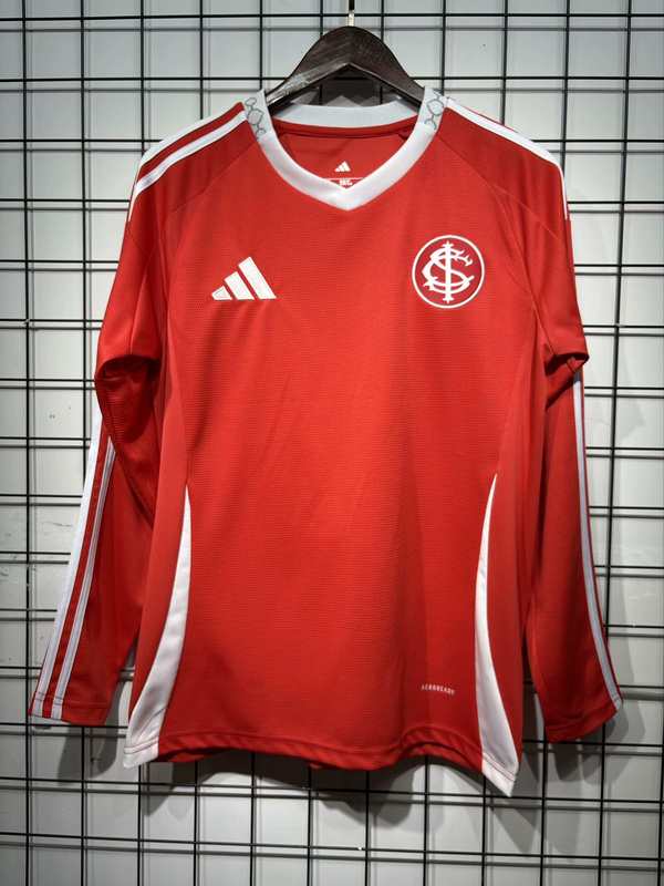 25-26 Internacional Home Long Sleeve Cheap Soccer Jerseys Yupoo