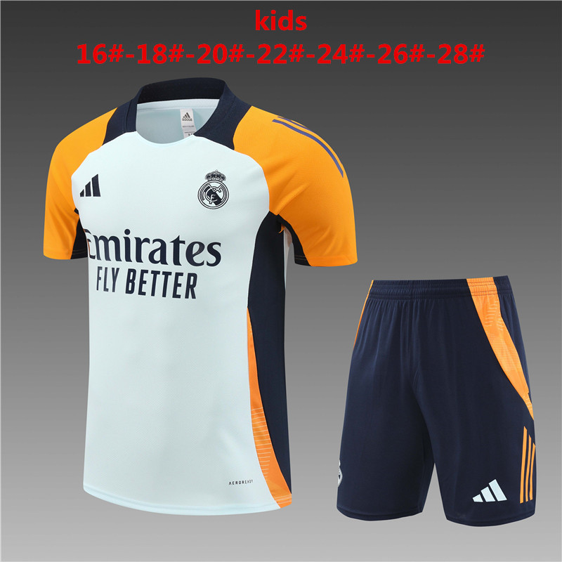 24-25 Real Madrid Training Kids Soccer Jerseys Yupoo