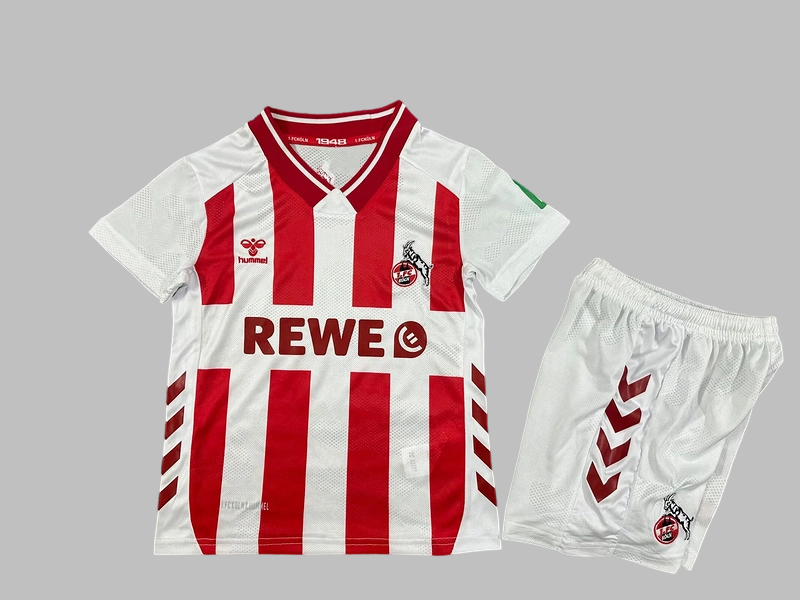 25-26 Koln Home Kids Cheap Soccer Jerseys Yupoo